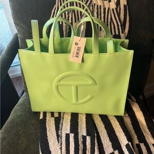 Telfar Green Shopping bag